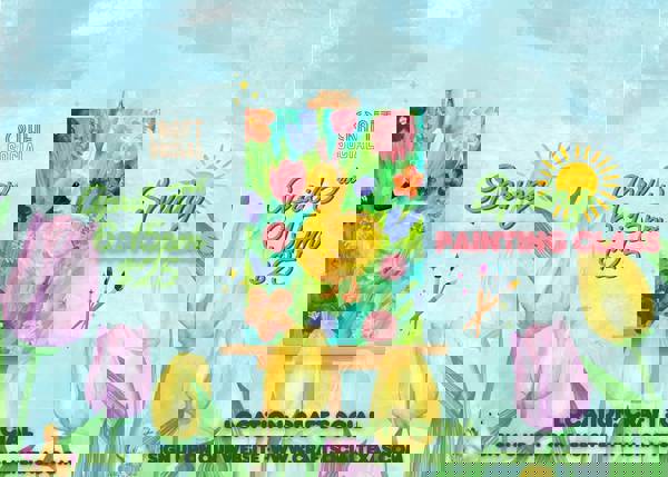 Spring Canvas Painting Class at Craft Social