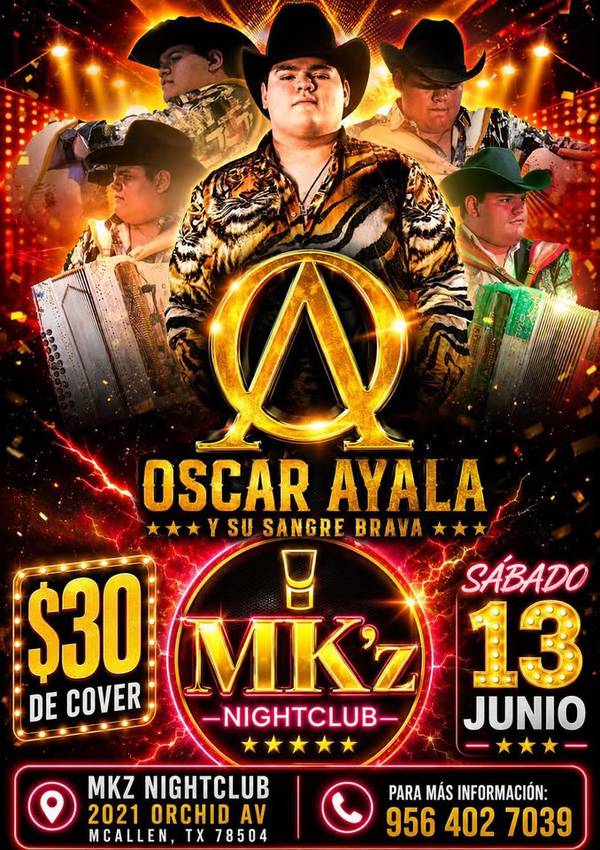 POR PRIMERA VEZ OSCAR AYALA A MKZ NIGHTCLUB 