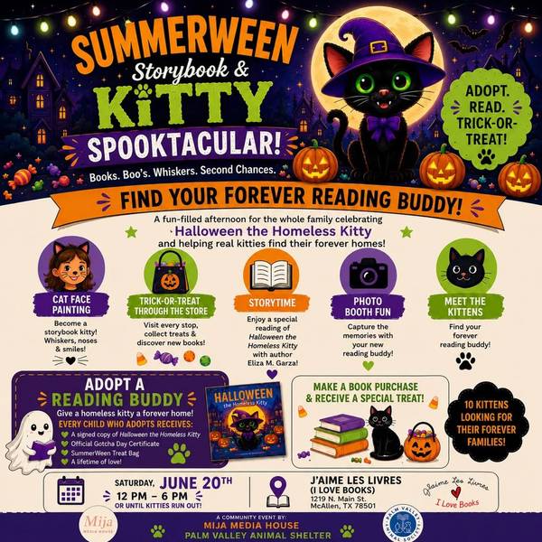 Summerween (Books, sweet treats, & Kitty Cats!)
