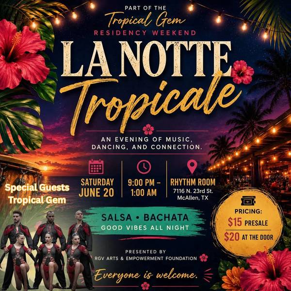 La Notte Tropicale w/ TROPICAL GEM
