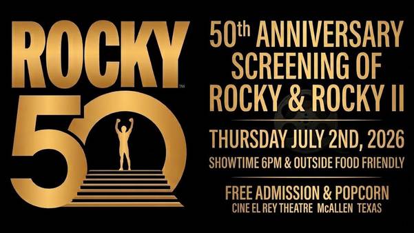 50th Anniversary of Rocky & Screening of Rocky II Double Feature at Cine El Rey