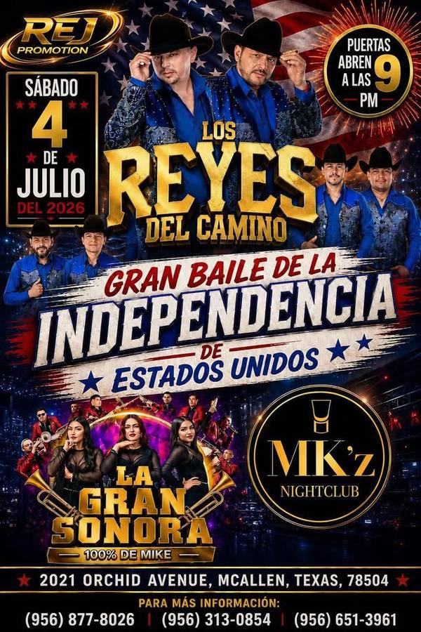 LOS REYES DEL CAMINO Y LA GRAN SONORA 100%  DE MIKE  EN MKZ 