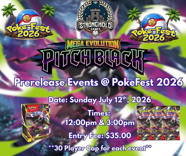 Pitch Black Prerelease @ PokeFest 2026