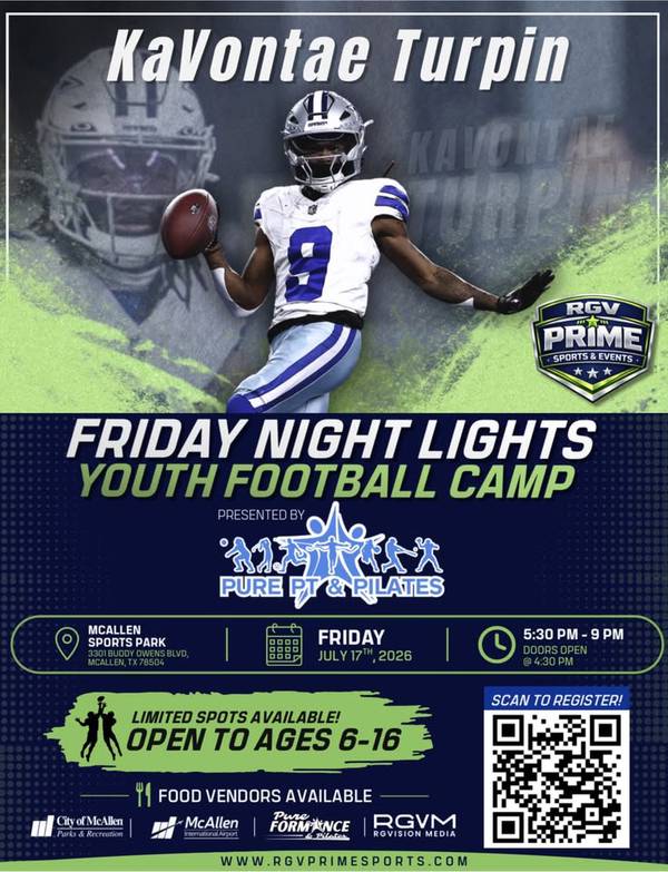 Friday Night Lights Youth Football Camp Presented by: Pure PT & Pilates