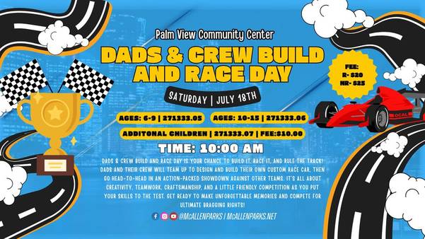 Dads & Crew build and Race Day