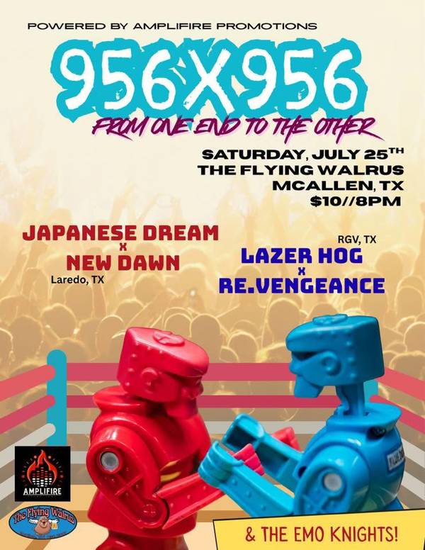 956 x 956 w/ Japanese Dream, New Dawn, Lazer Hog, Re.Vengeance, The Emo Knights
