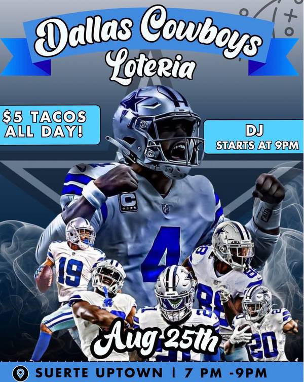 Dallas Cowboys Loteria 